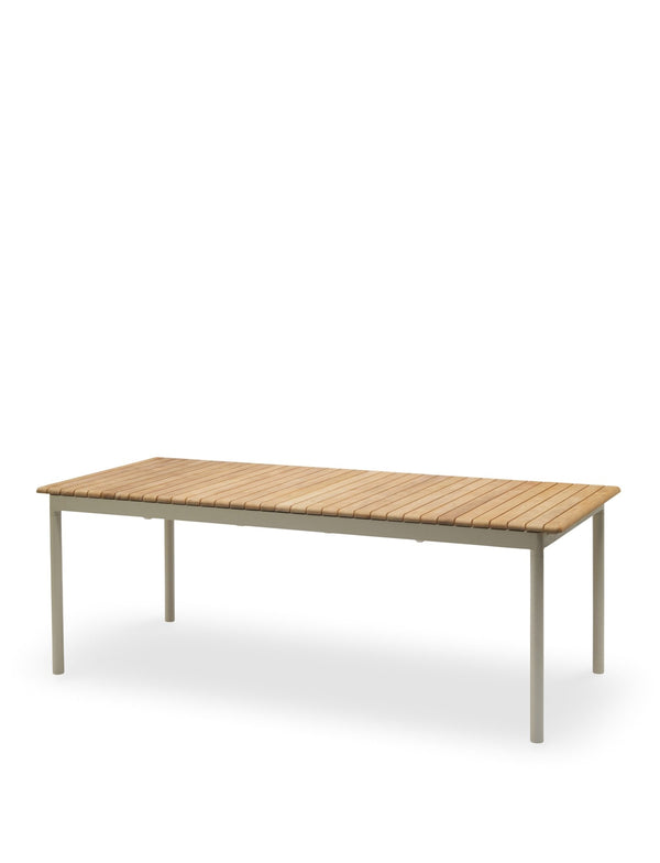 Pelagus Table - Skagerak by Fritz Hansen - Outdoor Furniture - Light Ivory - No Extension Plate - HORNE