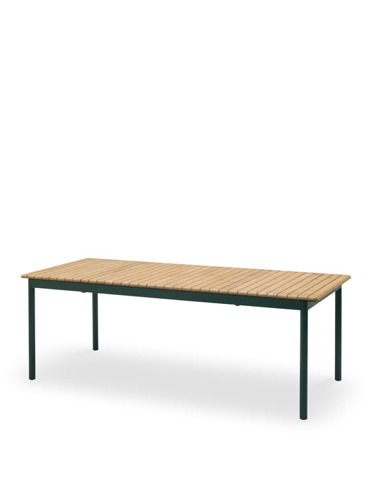 Pelagus Table - Skagerak by Fritz Hansen - Outdoor Furniture - Hunter Green - No Extension Plate - HORNE
