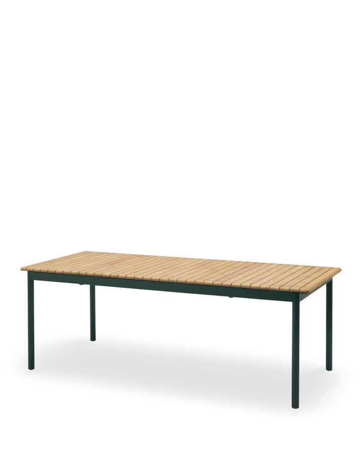 Pelagus Table - Skagerak by Fritz Hansen - Outdoor Furniture - Hunter Green - No Extension Plate - HORNE