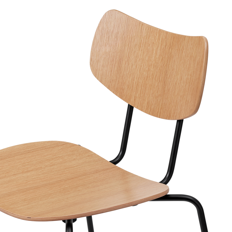 VLA26T Vega Dining Chair - Carl Hansen & Son - Chairs - Black Oak - HORNE