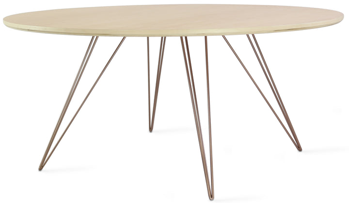 Williams Coffee Table - Small Circle - Tronk - Tables + Desks - Maple - Rose Copper - HORNE