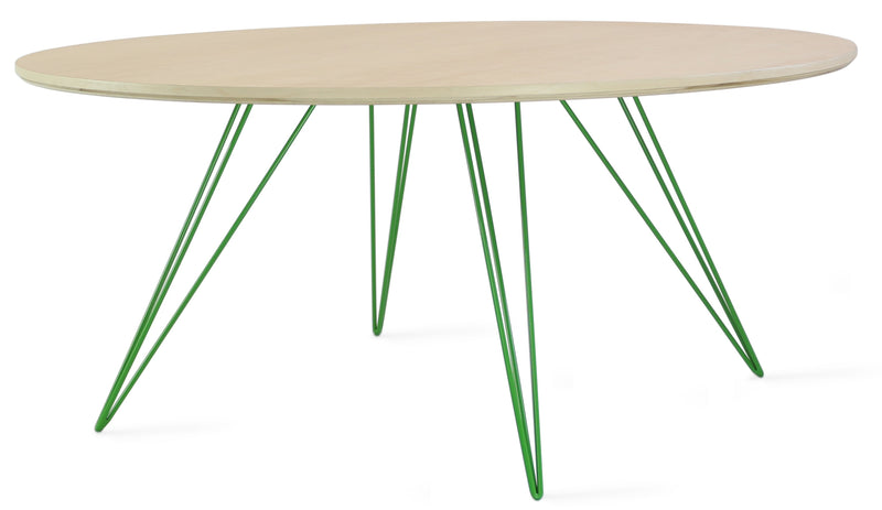 Williams Coffee Table - Small Circle - Tronk - Tables + Desks - Walnut - Brassy Gold - HORNE