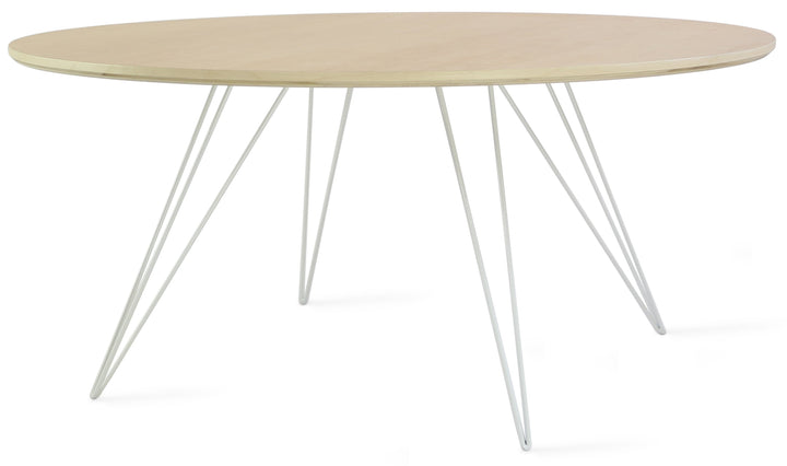Williams Coffee Table - Small Circle - Tronk - Tables + Desks - Maple - White - HORNE