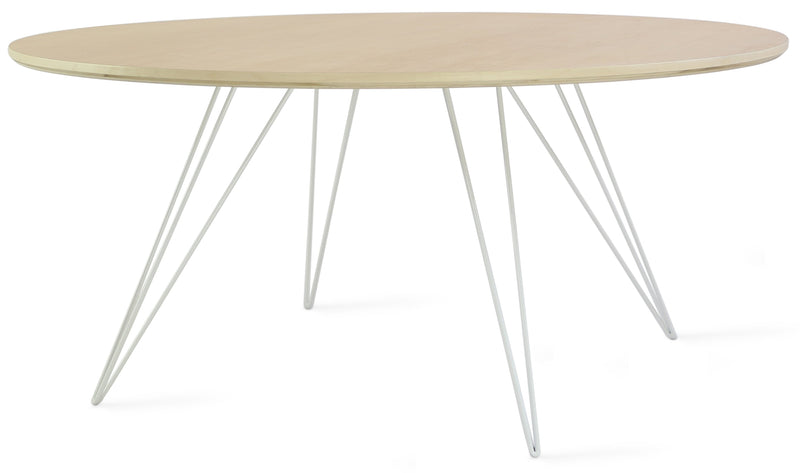 Williams Coffee Table - Small Circle - Tronk - Tables + Desks - Walnut - Brassy Gold - HORNE