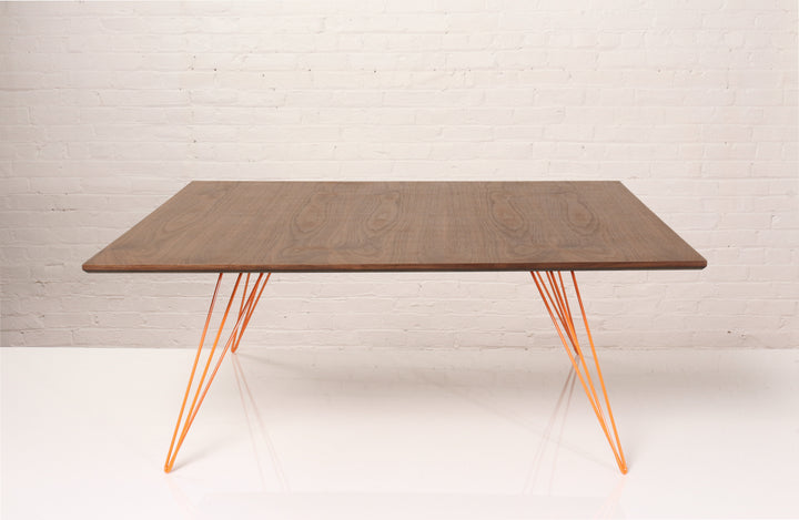 Williams Coffee Table - Large Square - Tronk - Tables + Desks - Walnut - Orange - HORNE