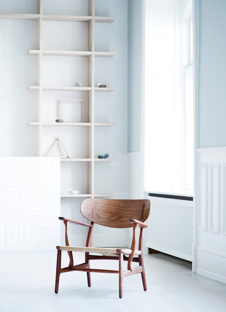 CH22 Lounge Chair - Natural Paper Cord - Carl Hansen & Son - Chairs - Oiled Walnut - HORNE
