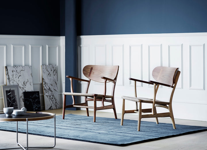 CH22 Lounge Chair - Natural Paper Cord - Carl Hansen & Son - Chairs - Oiled Walnut - HORNE