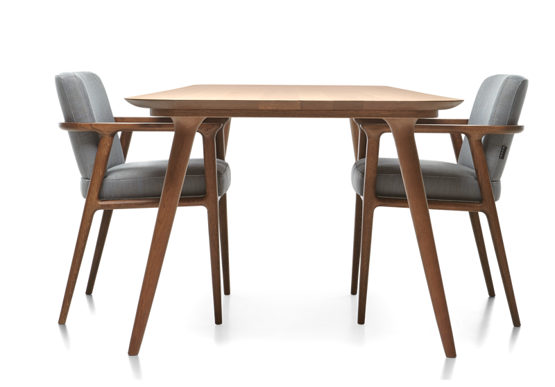 Zio Dining Table - Moooi - Tables - Model 190 - Black Stained - HORNE