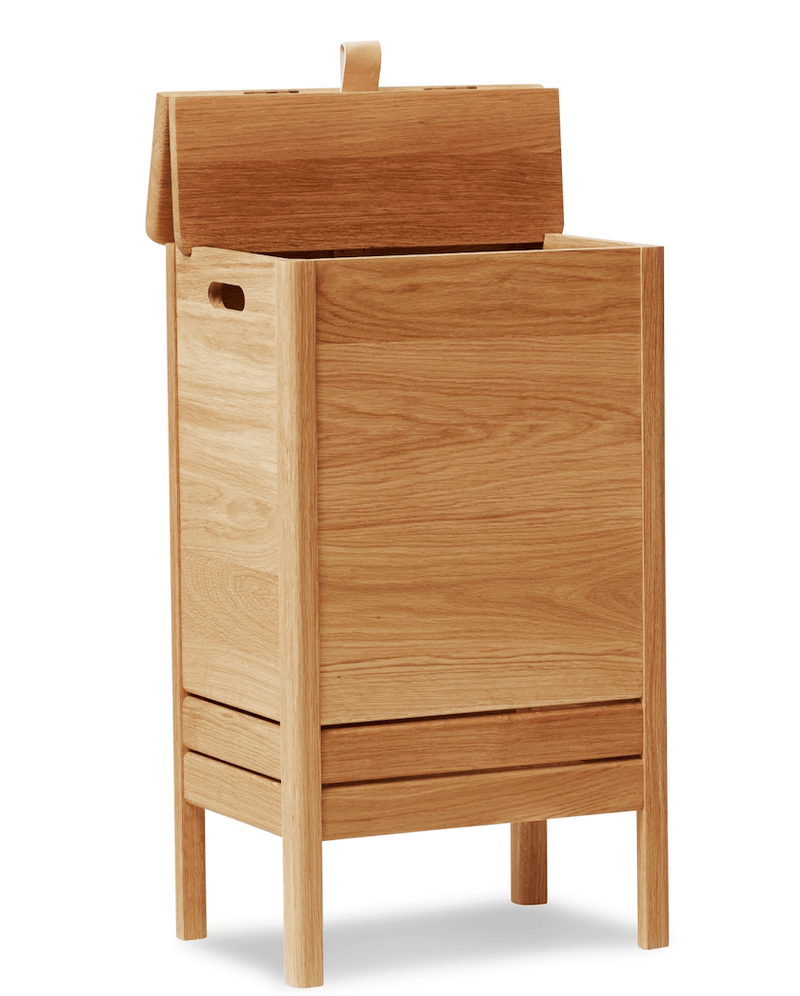 A Line Laundry Box - Form + Refine - Storage + Organization - Natural Oiled Oak - HORNE
