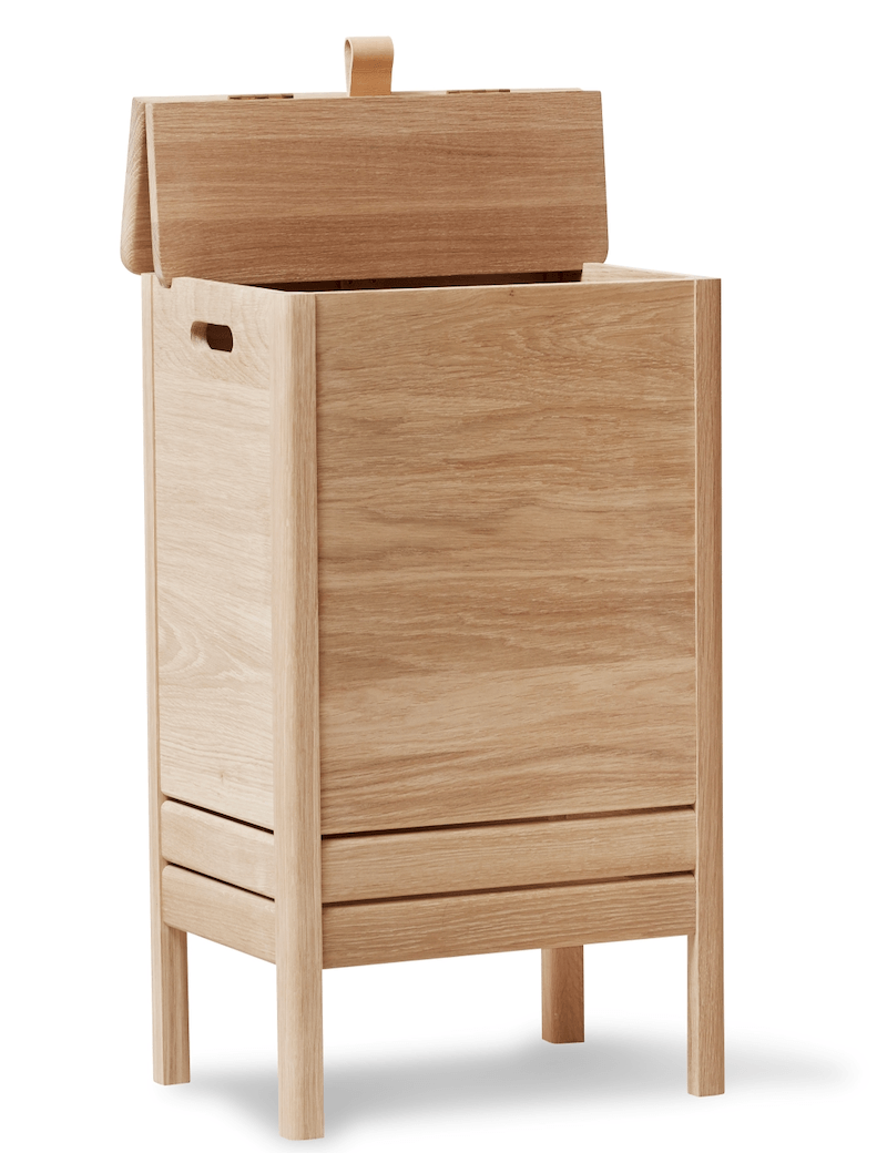 A Line Laundry Box - Form + Refine - Storage + Organization - Natural Oiled Oak - HORNE