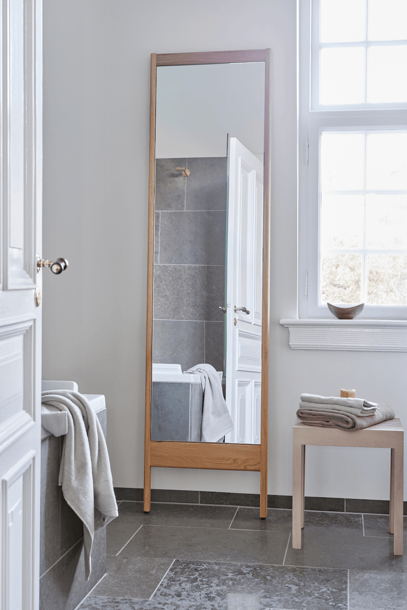 A Line Mirror - Form + Refine - Mirrors - Natural Oiled Oak - HORNE
