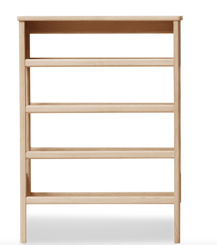 A Line Shoe Rack 72 - Form + Refine - Storage + Organization - White Oiled Oak - HORNE