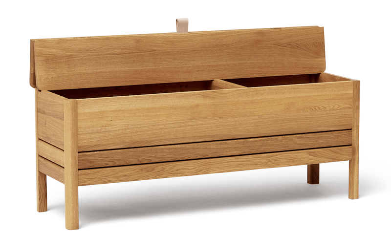A Line Storagebench 111 - Form + Refine - Stools + Benches + Ottomans - Natural Oiled Oak - HORNE