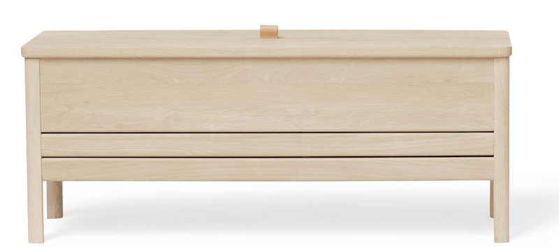 A Line Storagebench 111 - Form + Refine - Stools + Benches + Ottomans - Natural Oiled Oak - HORNE