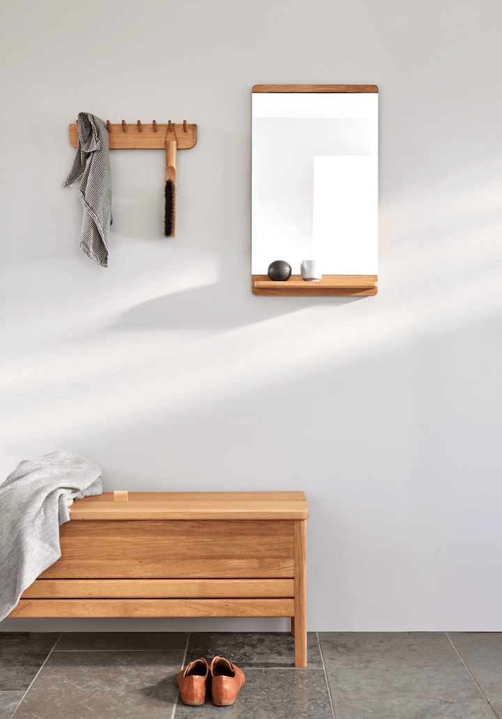 A Line Storagebench 111 - Form + Refine - Stools + Benches + Ottomans - Natural Oiled Oak - HORNE