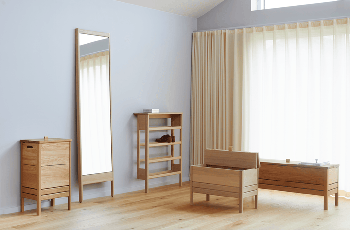 A Line Storagebench 68 - Form + Refine - Stools + Benches + Ottomans - Natural Oiled Oak - HORNE