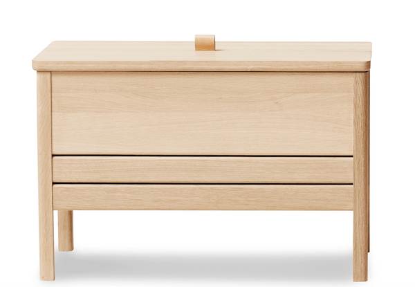 A Line Storagebench 68 - Form + Refine - Stools + Benches + Ottomans - White Oiled Oak - HORNE