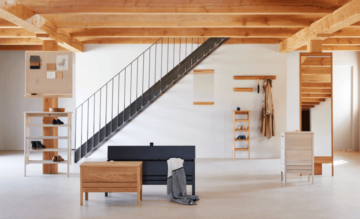 A Line Storagebench 68 - Form + Refine - Stools + Benches + Ottomans - Natural Oiled Oak - HORNE