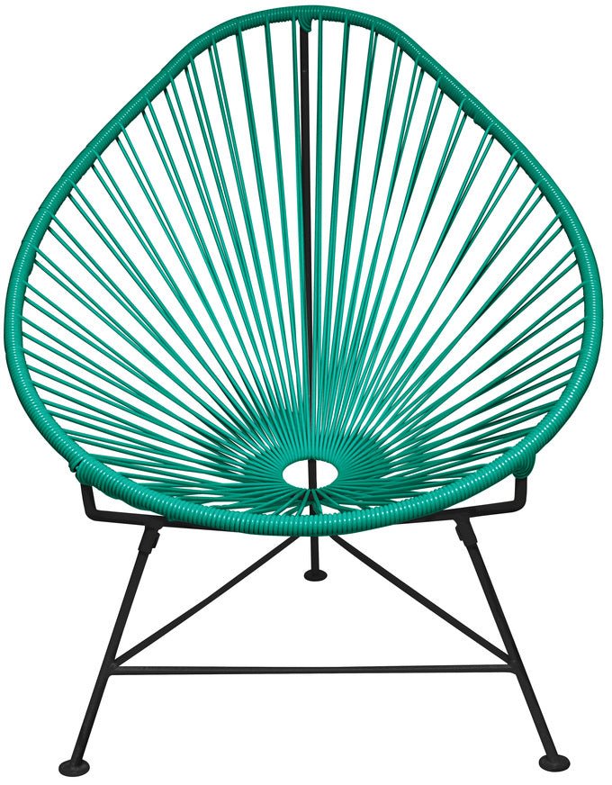 Acapulco Chair - Black Frame - Set of 2 - Innit Designs - Chairs - Turquoise - HORNE