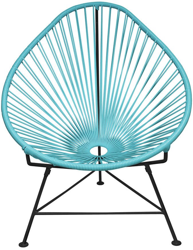 Acapulco Chair - Black Frame - Set of 2 - Innit Designs - Chairs - Blue - HORNE