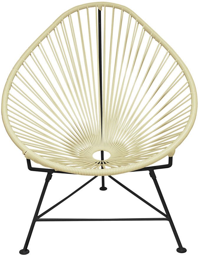 Acapulco Chair - Black Frame - Set of 2 - Innit Designs - Chairs - Ivory - HORNE
