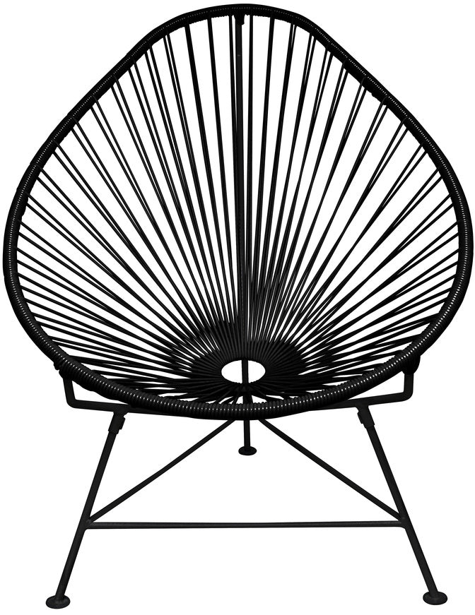 Acapulco Chair - Black Frame - Set of 2 - Innit Designs - Chairs - Black - HORNE