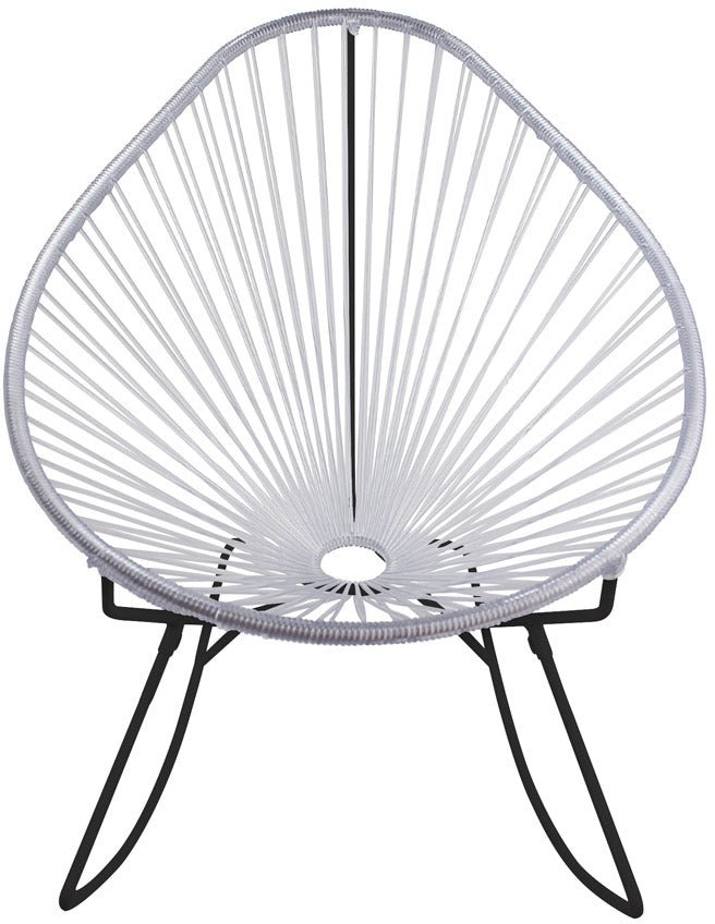 Acapulco Rocker - Black Base - Set of 2 - Innit Designs - Chairs - Clear - HORNE