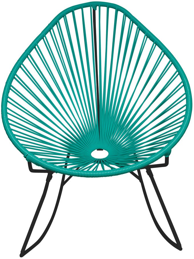 Acapulco Rocker - Black Base - Set of 2 - Innit Designs - Chairs - Turquoise - HORNE