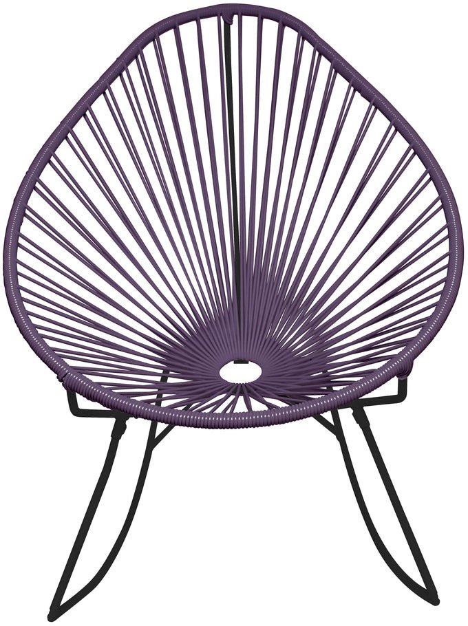 Acapulco Rocker - Black Base - Set of 2 - Innit Designs - Chairs - Gray - HORNE