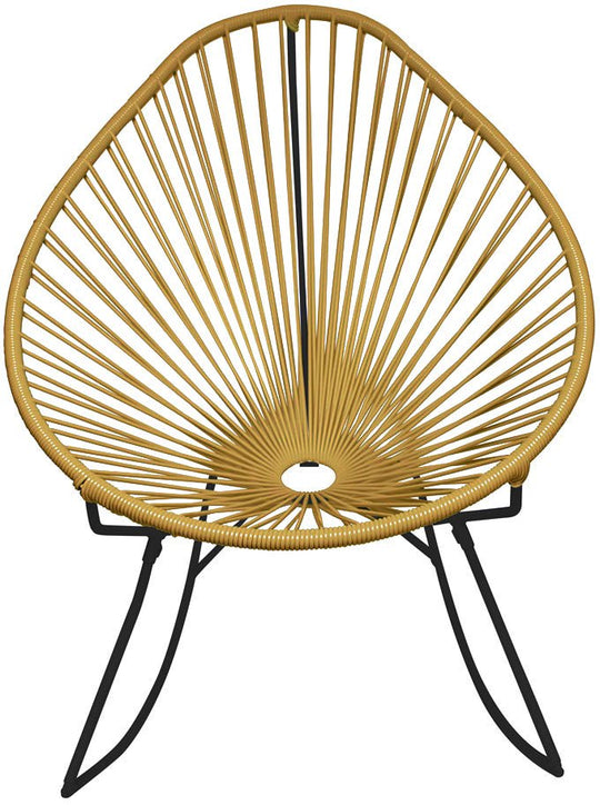 Acapulco Rocker - Black Base - Set of 2 - Innit Designs - Chairs - Gold - HORNE