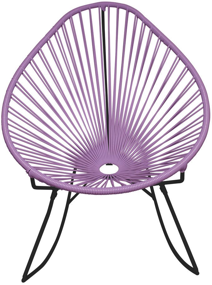 Acapulco Rocker - Black Base - Set of 2 - Innit Designs - Chairs - Orchid - HORNE
