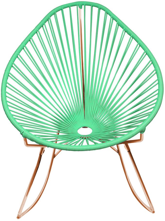 Acapulco Rocker - Copper Base - Set of 2 - Innit Designs - Chairs - Black - HORNE