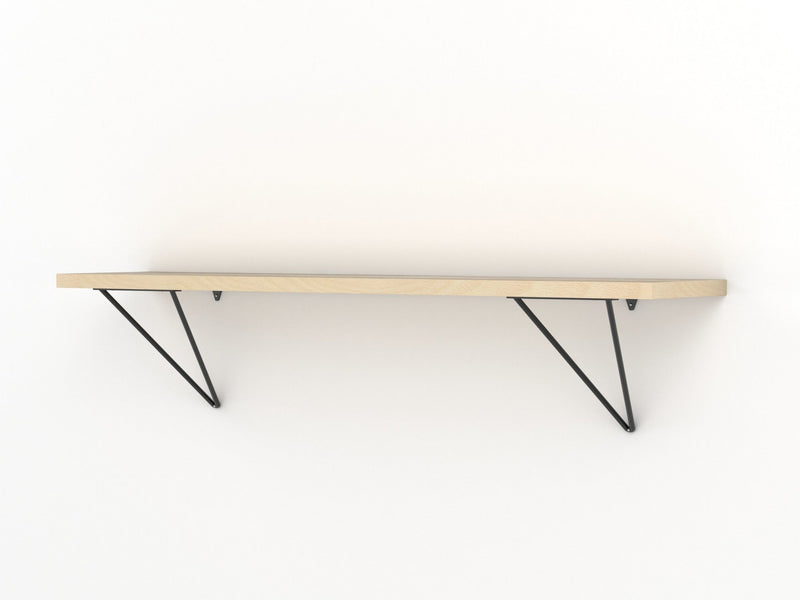 Adams Shelf Bundle - Brackets and Board - Tronk - Shelving - Maple - HORNE