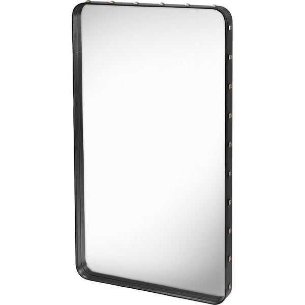 Adnet Rectangular Mirror 70x115 - Black