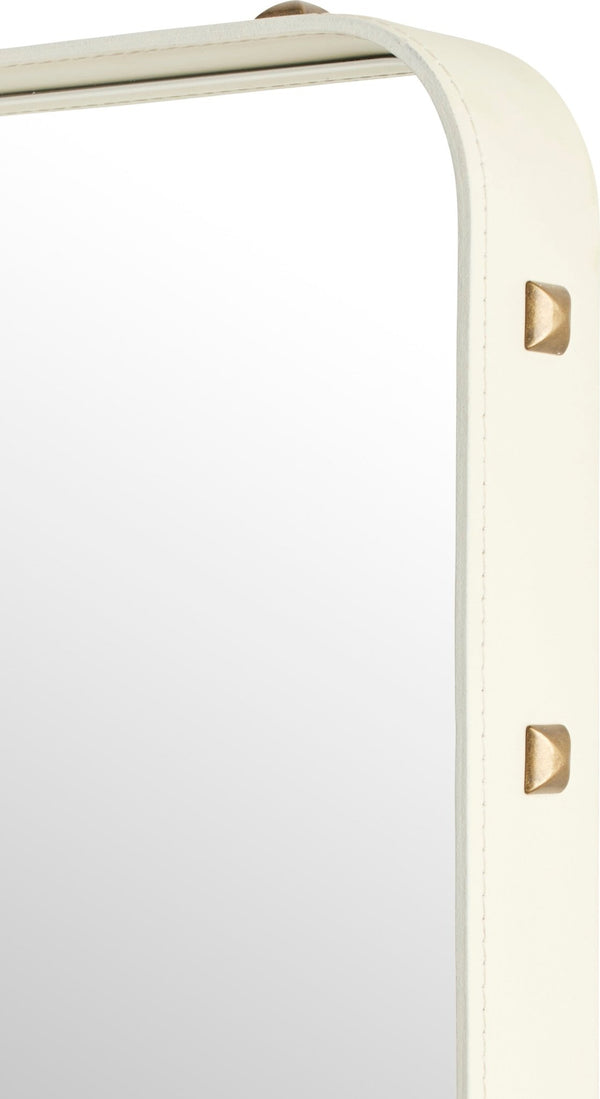 Adnet Rectangular Mirror 70 x 180 - Cream - Gubi - Mirrors - HORNE