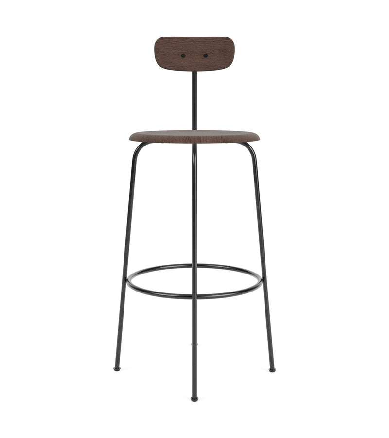 Afteroom Bar Chair - Audo Copenhagen - Chairs - Natural Oak/ Audo Boucle - Gold 06 - HORNE