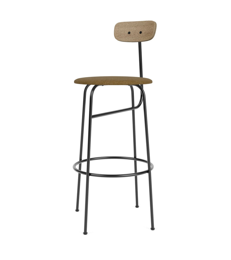 Afteroom Bar Chair - Audo Copenhagen - Chairs - Natural Oak/ Audo Boucle - Gold 06 - HORNE