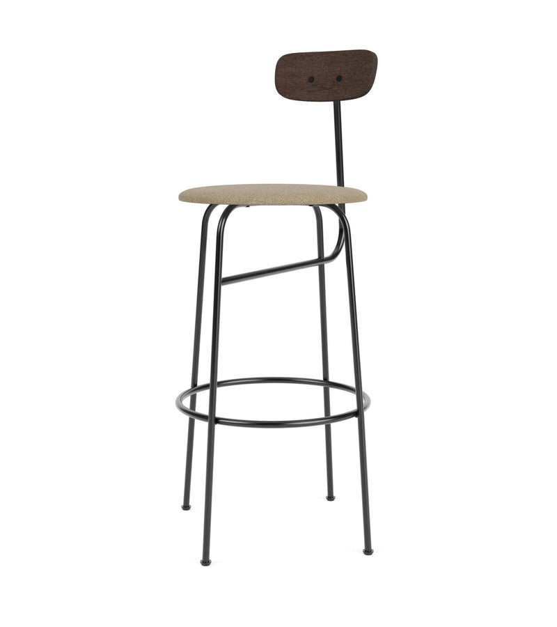 Afteroom Bar Chair - Audo Copenhagen - Chairs - Natural Oak/ Audo Boucle - Gold 06 - HORNE