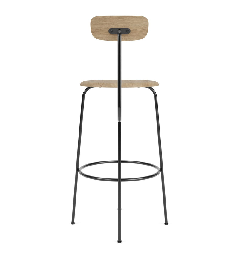 Afteroom Bar Chair - Audo Copenhagen - Chairs - Natural Oak/ Audo Boucle - Gold 06 - HORNE