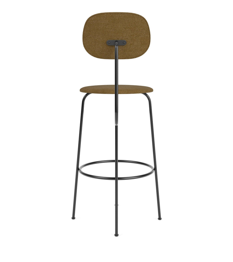 Afteroom Bar Chair Plus - Upholstered Seat & Back - Audo Copenhagen - Chairs - Sierra Leather - Stone 1611 - HORNE