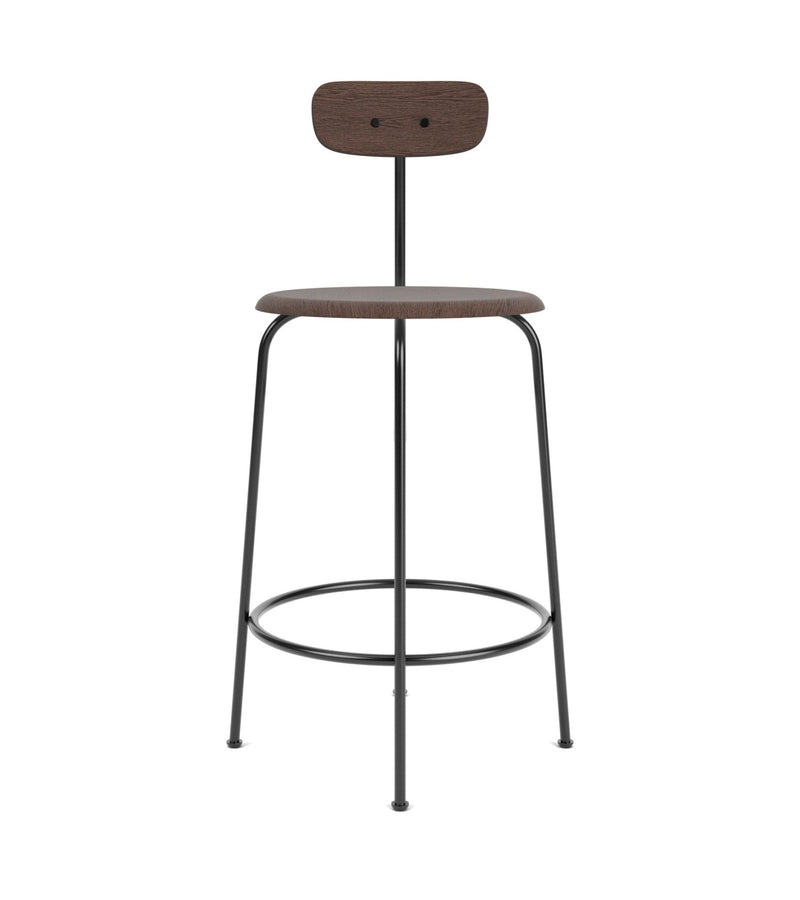 Afteroom Counter Chair - Audo Copenhagen - Chairs - Natural Oak/ Audo Boucle - Gold 06 - HORNE