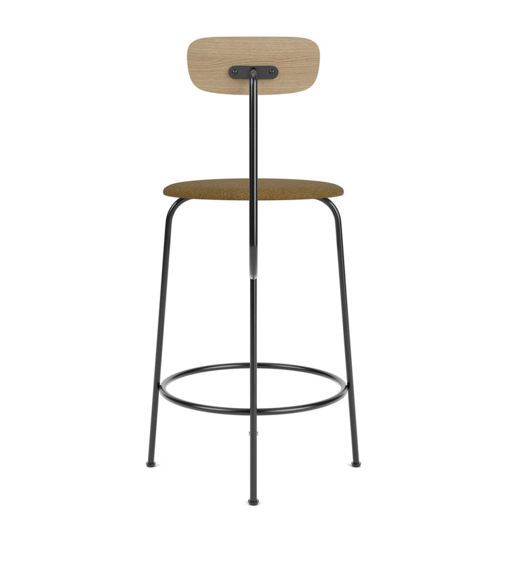 Afteroom Counter Chair - Audo Copenhagen - Chairs - Natural Oak/ Audo Boucle - Gold 06 - HORNE