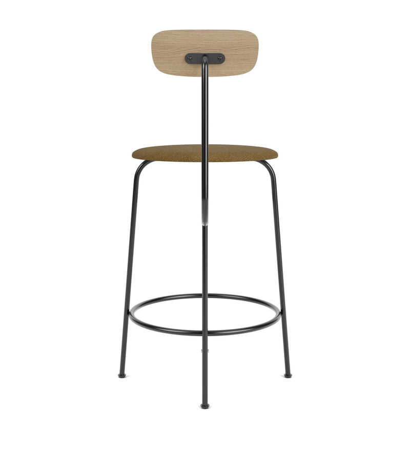 Afteroom Counter Chair - Audo Copenhagen - Chairs - Natural Oak/ Audo Boucle - Gold 06 - HORNE