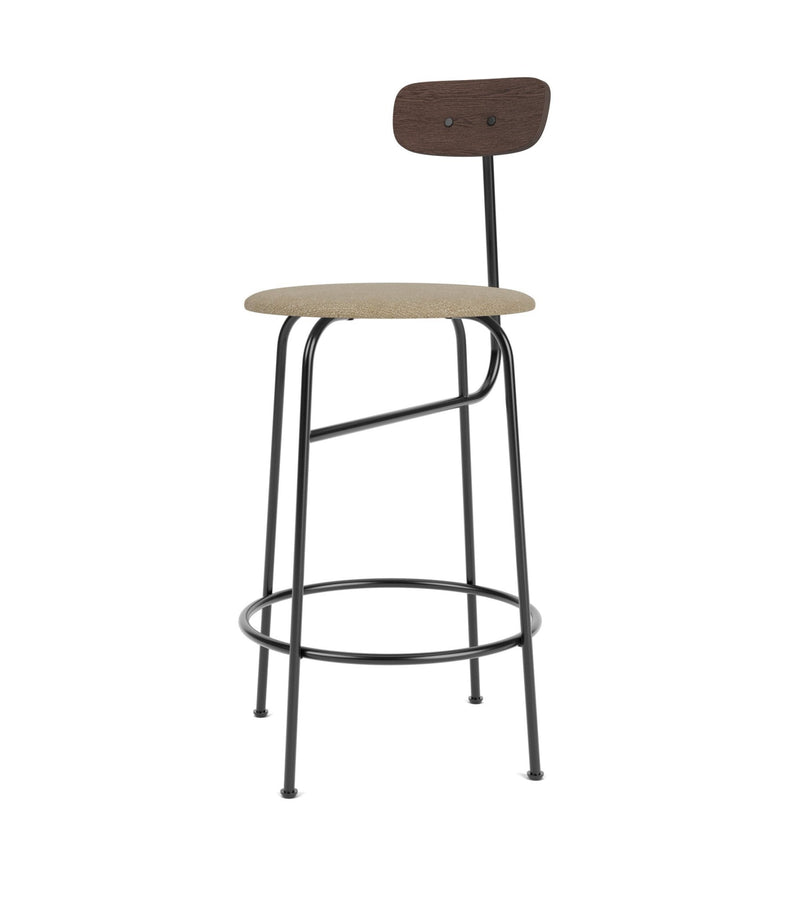 Afteroom Counter Chair - Audo Copenhagen - Chairs - Natural Oak/ Audo Boucle - Gold 06 - HORNE