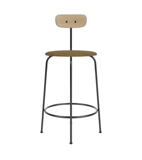 Afteroom Counter Chair - Audo Copenhagen - Chairs - Natural Oak/ Audo Boucle - Gold 06 - HORNE