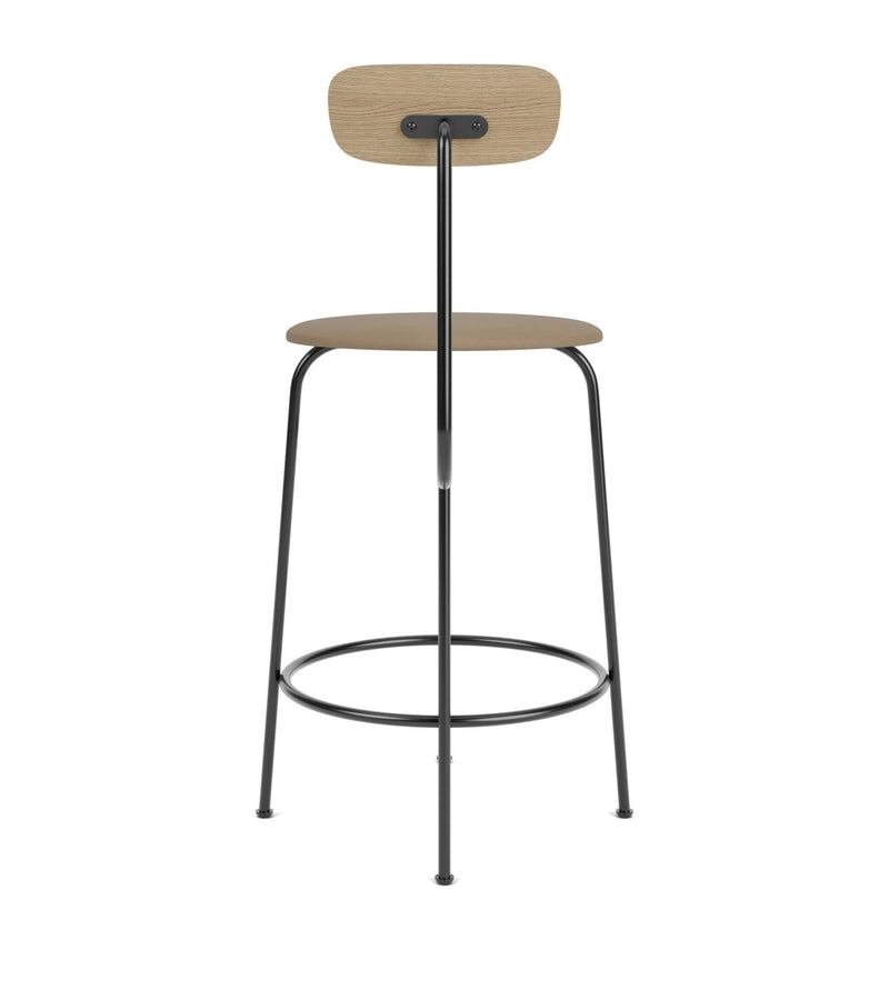 Afteroom Counter Chair - Audo Copenhagen - Chairs - Natural Oak/ Audo Boucle - Gold 06 - HORNE