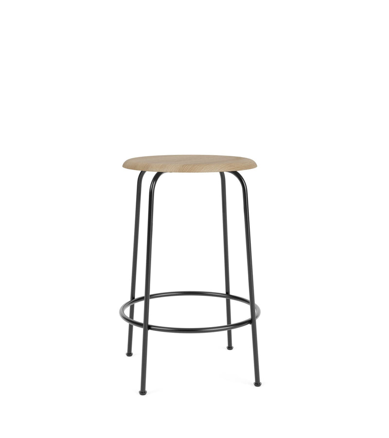 Afteroom Stool - Audo Copenhagen - Stools + Benches + Ottomans - Counter Height - Audo Boucle - Gold 06 - HORNE