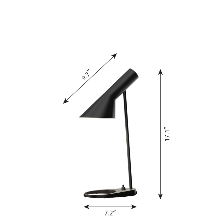 AJ Mini Table Lamp - Louis Poulsen - Table + Task - Soft Lemon - HORNE