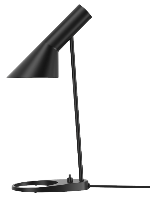 AJ Mini Table Lamp - Louis Poulsen - Table + Task - Black - HORNE