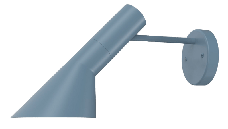 AJ Wall Lamp - Hardwired - Louis Poulsen - Wall Sconces - Dusty Blue - With Switch - HORNE